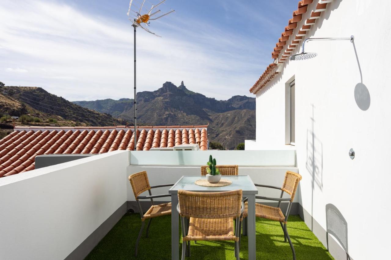 Casa Evaristo With Roque Nublo View Tejeda  Exteriör bild