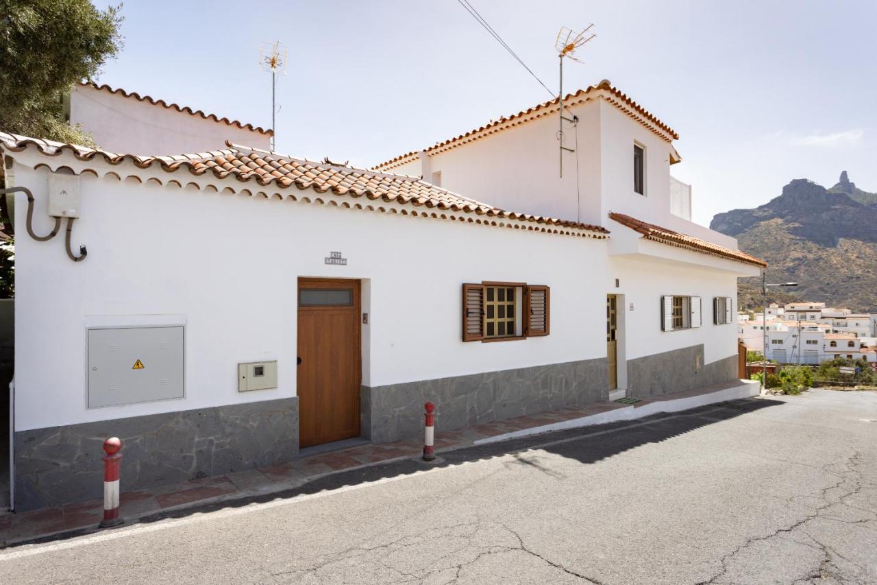 Casa Evaristo With Roque Nublo View Tejeda  Exteriör bild