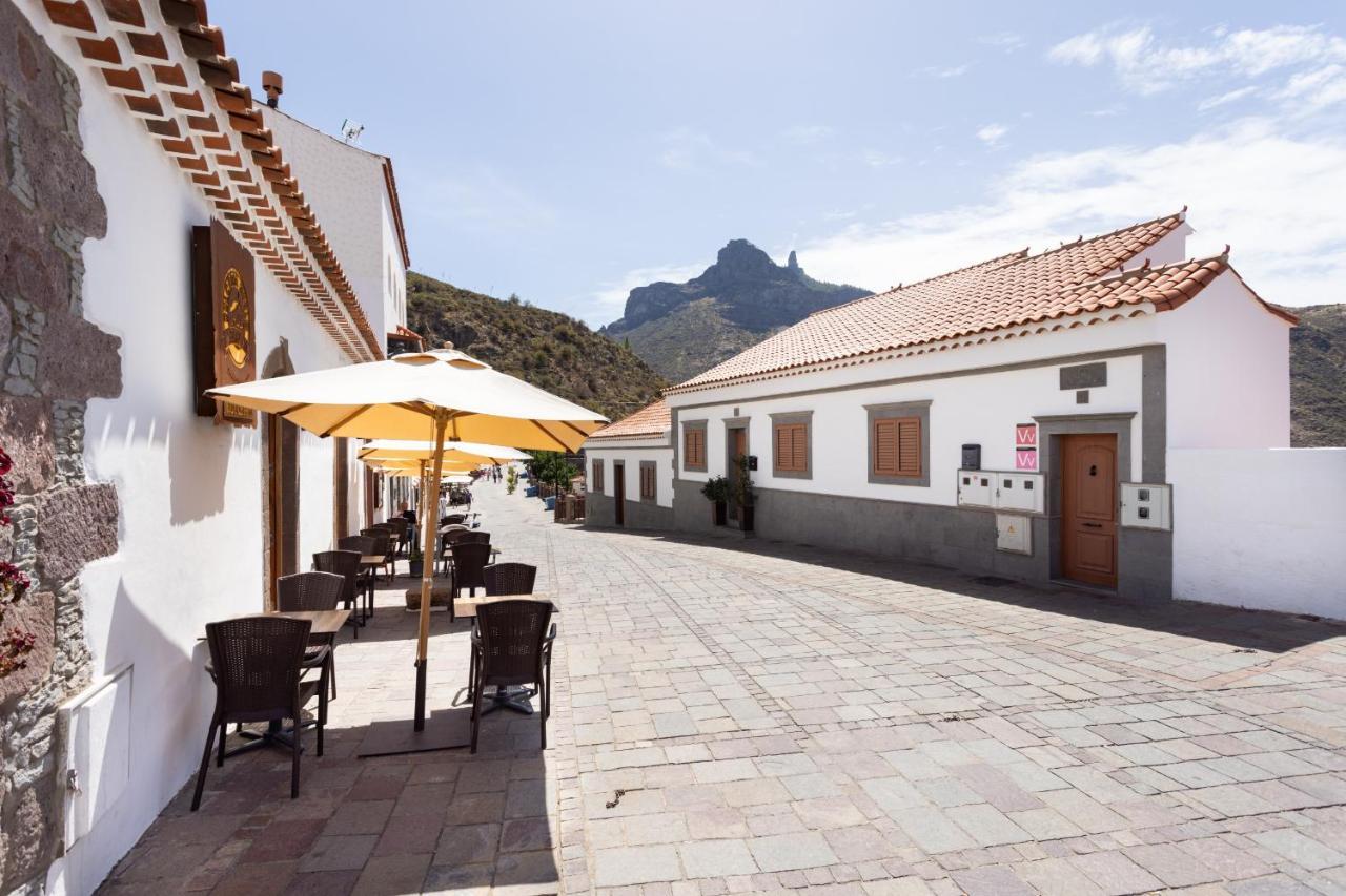 Casa Evaristo With Roque Nublo View Tejeda  Exteriör bild