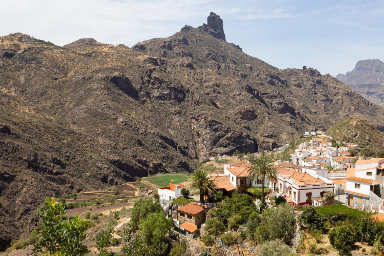 Casa Evaristo With Roque Nublo View Tejeda  Exteriör bild