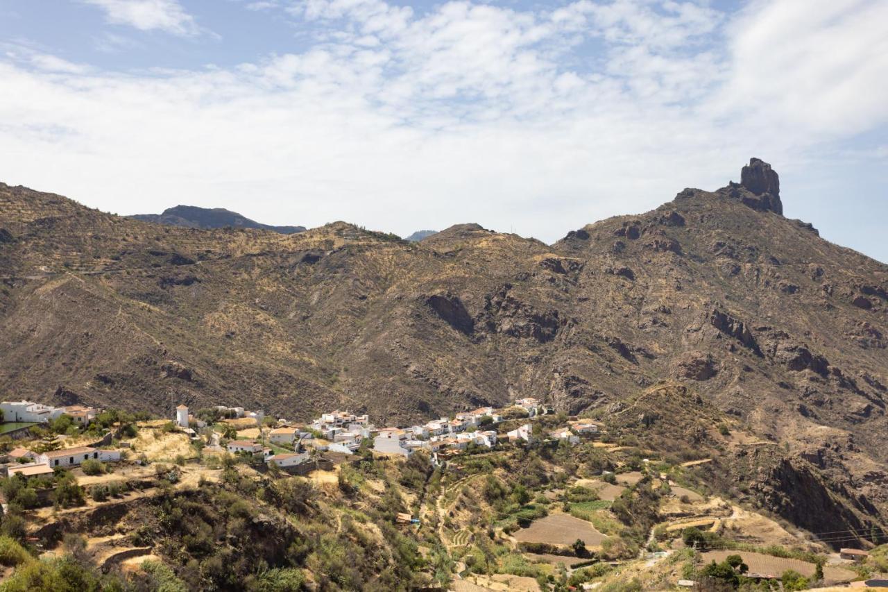 Casa Evaristo With Roque Nublo View Tejeda  Exteriör bild