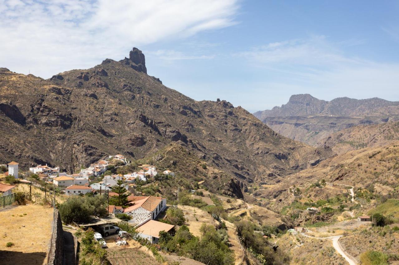 Casa Evaristo With Roque Nublo View Tejeda  Exteriör bild