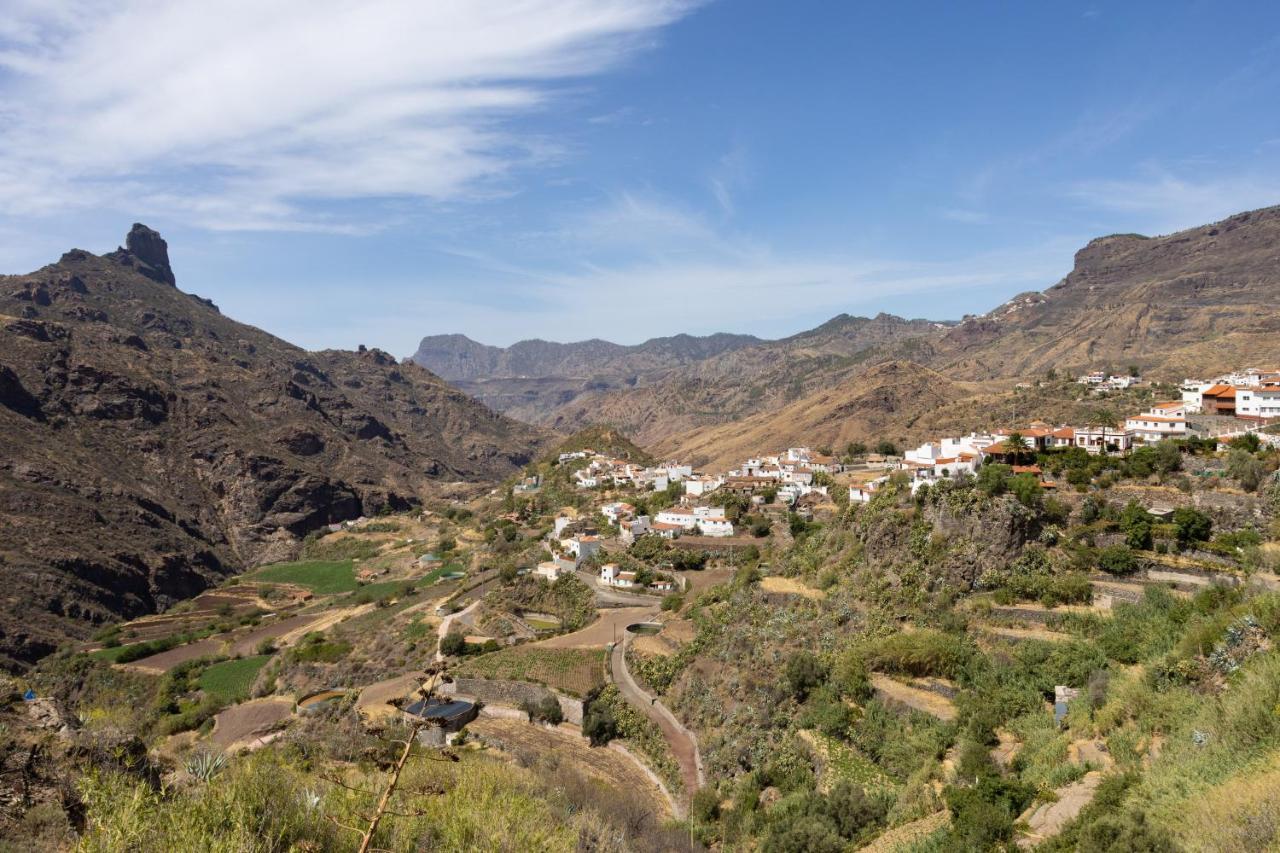 Casa Evaristo With Roque Nublo View Tejeda  Exteriör bild